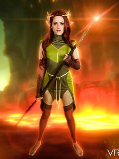 Gracey Snow - The Legend of Vox Machina: Keyleth A XXX Parody