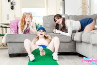 Haley Spades, Madi Collins, Nadia Noja - Cum Swapping Sis