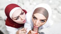 Sasha Pearl , Kira fox - Hijab Mylfs