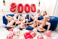 Alice Flore , Mia Murkovski , Olivia Trunk , Eva Murkovski , Alexis Wilson , Sofia Sey , Sandy Cheeks , Nicole Murkovski , Vika Lita - Club SweetHearts