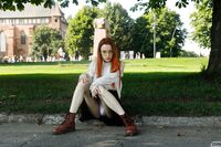 Luba Cherisova on Red Wednesday (Zishy)